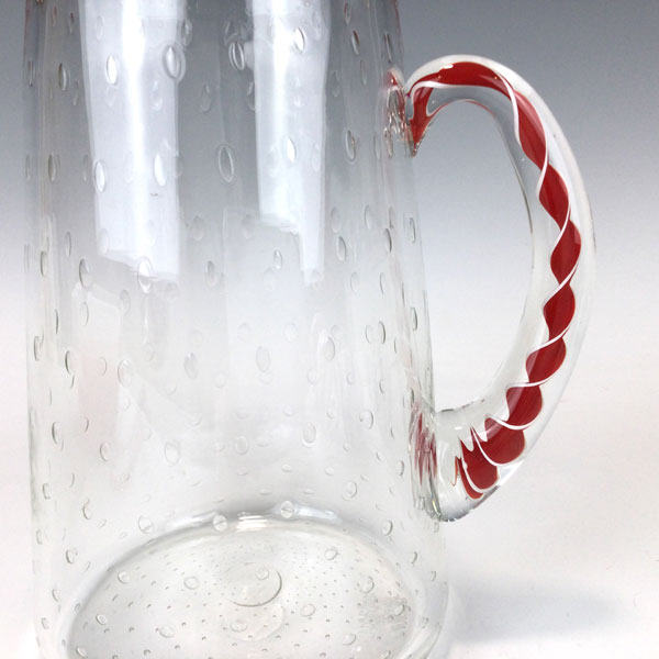 Christmas Pitcher with Cane Handle by Michael Egan